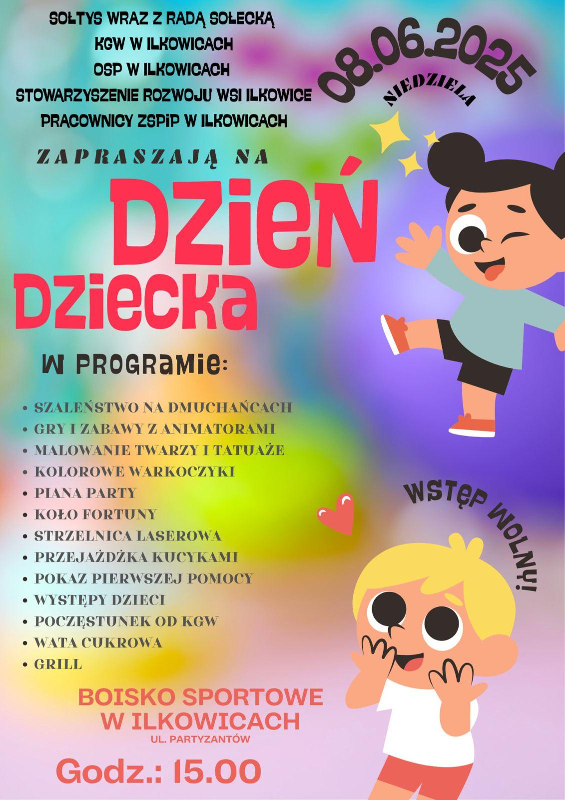Dzień Dziecka w Ilkowicach – Zapraszamy