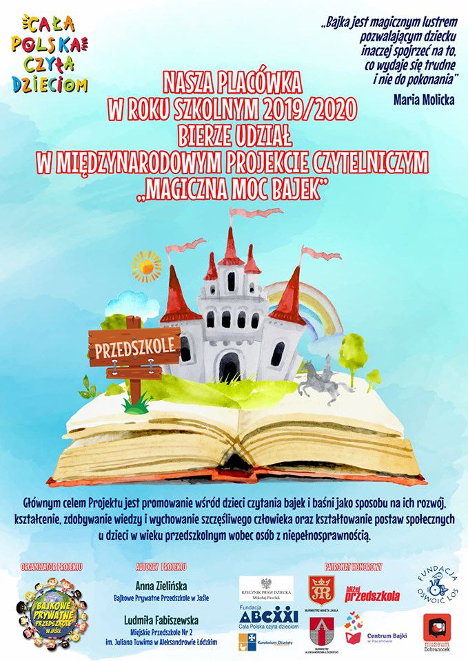 MiędzynarodowyProjekt Czytelniczy „Magiczna moc bajek”